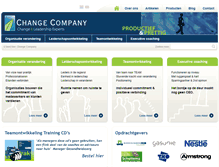 Tablet Screenshot of changecompany.nl